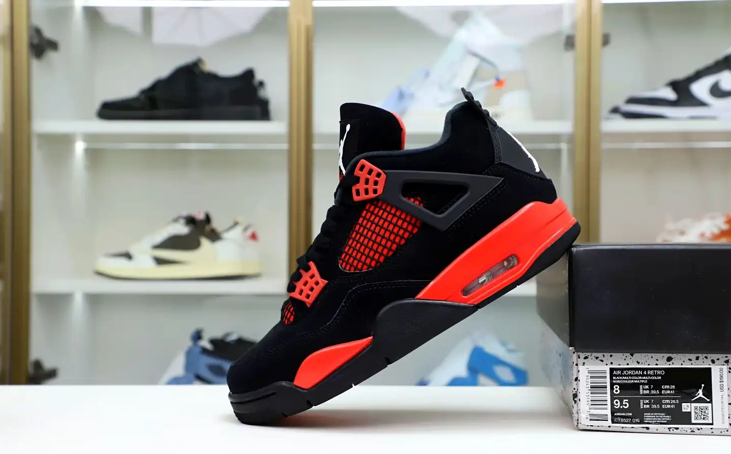 AIR RETRO 4 'RED JORDAN THUNDER' 0625